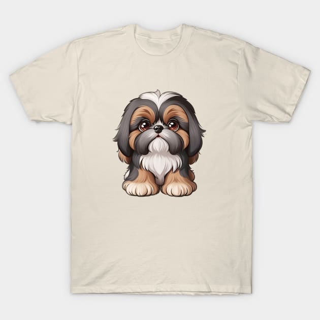 Shih-Tzu puppy T-Shirt by irfankokabi